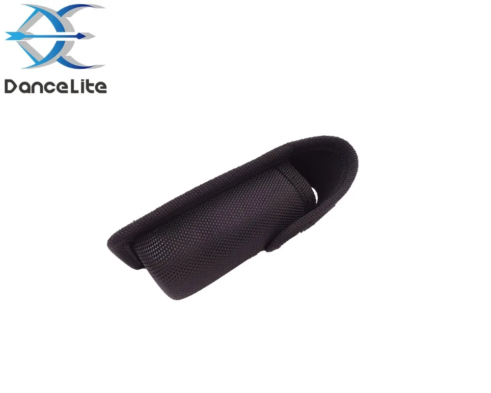 1 шт. черный нейлоновый фонарик-кобура с поясной сумкой для мини светодиодный фонарь-держатель Чехол(12,5 см X 3,5 см