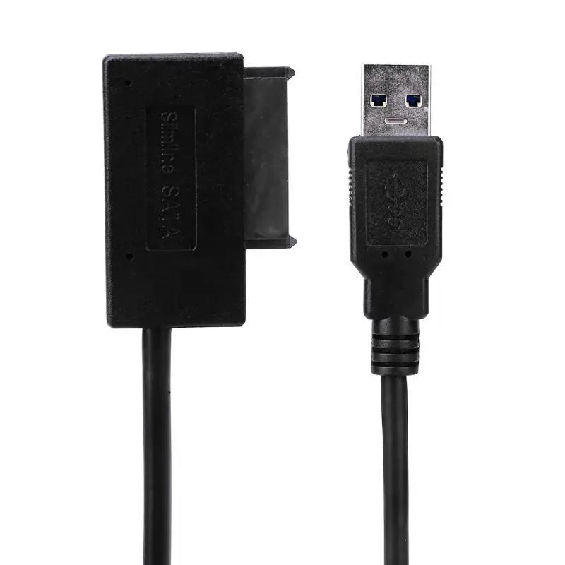 Адаптер для синхронизации данных с SATA на USB 2 0 7 + 6 контактов 480 Мбит/с|slimline sata|sata to usb