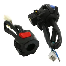22 мм 7 8 ''руль переключатель сигнала кнопки поворотов Электрический Туман свет лампы пусковой контроллер коммутатора для Honda Kawasaki Yamaha