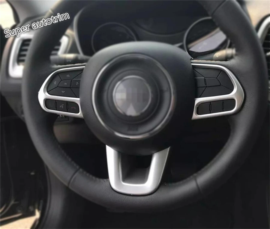 Аксессуары Lapetus декоративная u-образная накладка на руль 3 шт. подходит для Jeep Compass