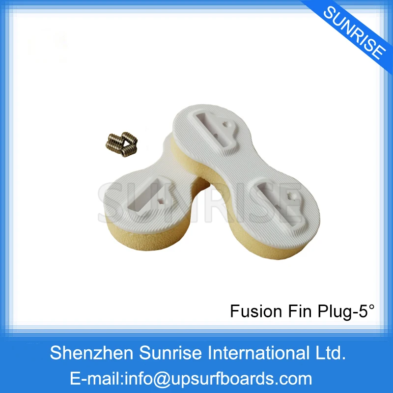 FCS Fusion плавник высокого качества 5 градусов белый коробка для SUP серфинга 2 шт. в