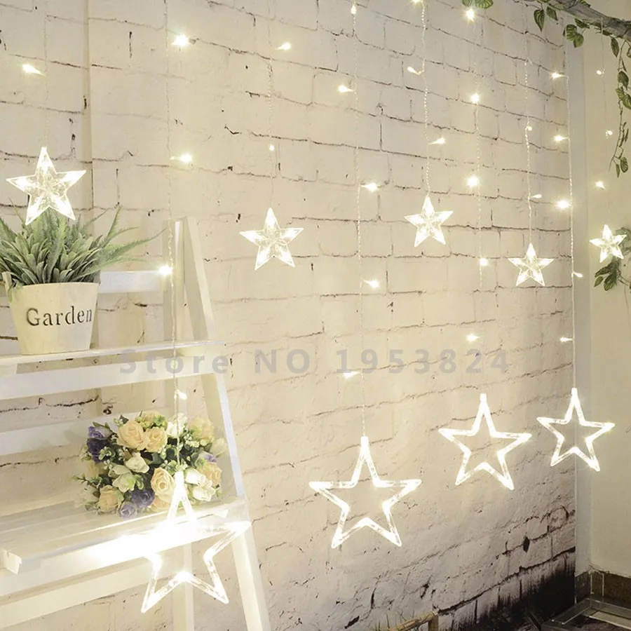 Star Curtain LED String Lights (9)