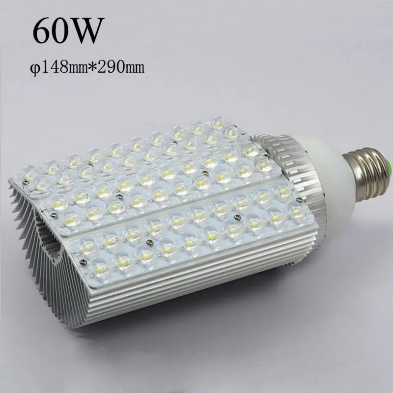 4 шт./лот E40 E27 светодиодная уличная лампа 28 Вт 32 36 40 48 54 60 AC85 265V 3 года гарантии