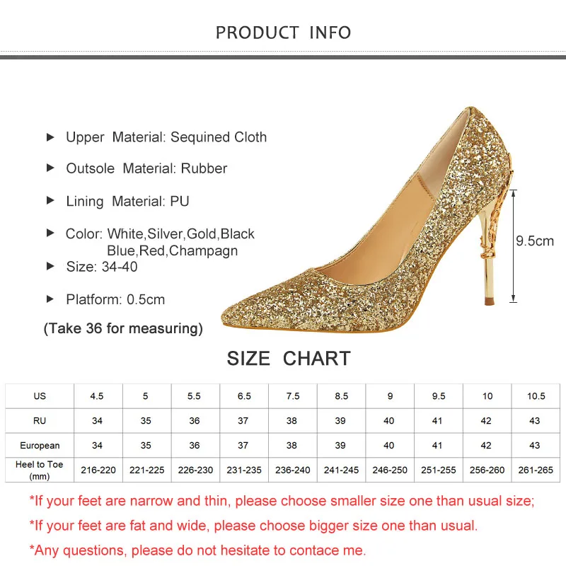 2019 New Spring Women Pumps High Thin Heels Pointed Toe Metal Decoration Sexy Bling Bridal Wedding Women Shoes Gold High Heels