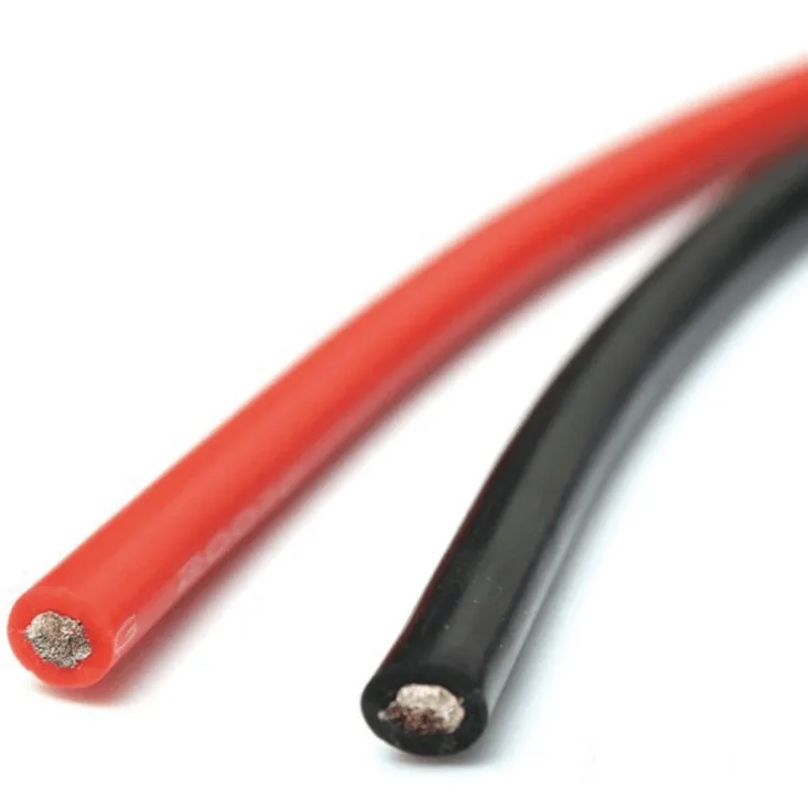 Ультра гибкая тестовая линия 1 метр Черный+ 1 метр красные силиконовые провода 8 10 12 14 16 18 20 22AWG теплостойкий мягкий силиконовый провод кабель