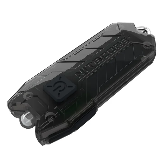 NITECORE трубчатый портативный светильник Micro-USB Перезаряжаемый EDC Карманный флэш-светильник водонепроницаемый мини-размер светильник вес 10 красочных ключей лампа - Цвет: black