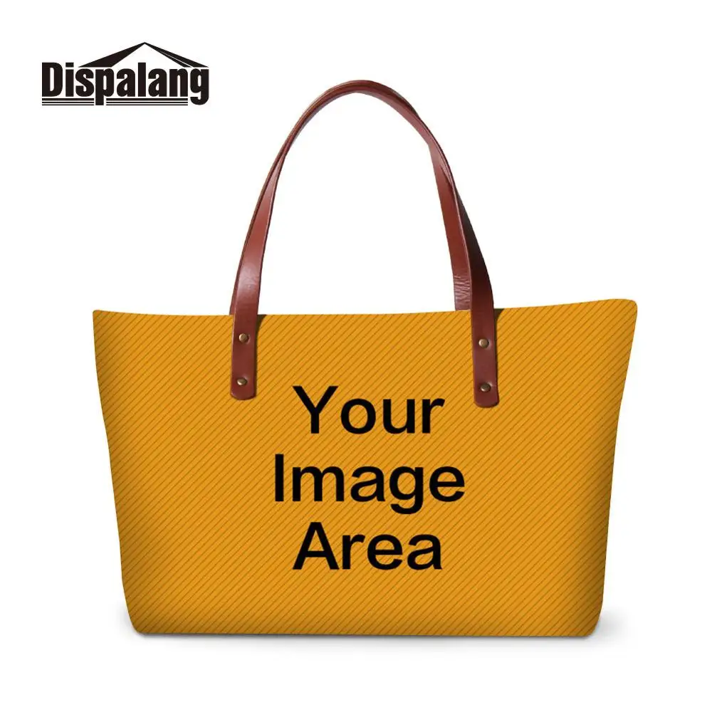 Индивидуальный дизайн, женский рюкзак с принтом, рюкзаки для ноутбука, настраиваемый логотип, имя, изображение, мужской большой рюкзак для путешествий, спортивный рюкзак - Цвет: Handbag
