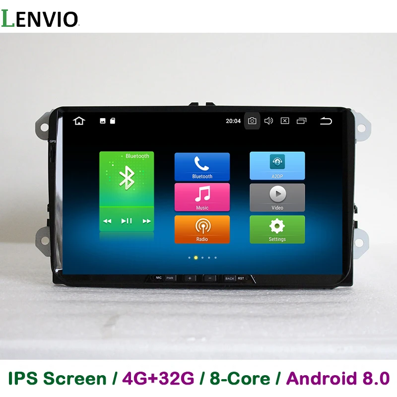 

Lenvio IPS RAM 4G+32G Octa Core Android 8.0 CAR DVD GPS Player For Skoda VW Volkswagen Universal golf 5 6 Polo Passat CC Tiguan