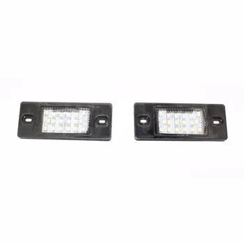 

License Number Plate Light Lamp For Porsche Cayenne VW Touareg 2003-2010 Tiguan Golf 5 5D touring Passt 18 LED Error Free Car