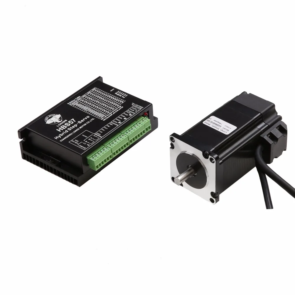 Сервопривод HBS57 + 23SSM2440-EC1000 nema23 2 фазы 133 А длина мм гибридный замкнутый контур для
