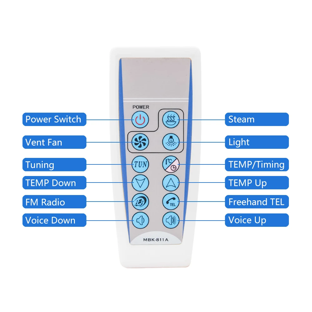 

Vagsure 1pcs remote control applied to MK117 steam generator steam bath generator remote control
