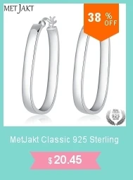 MetJakt классические настоящие 925 пробы серебряные Винтажные серьги-кольца для женщин Ретро этнический стиль ювелирные украшения