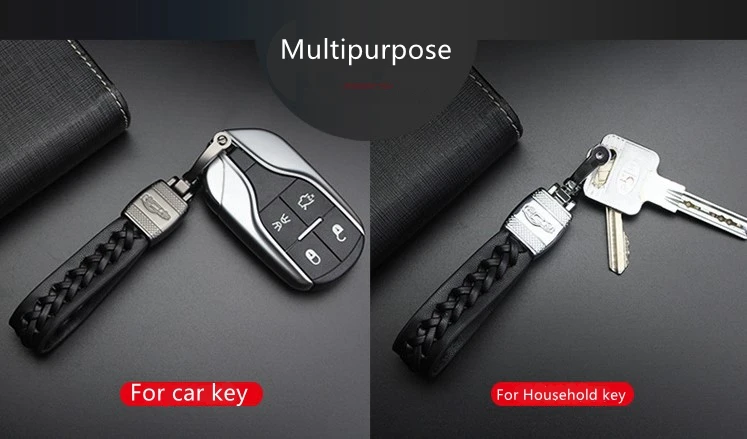 Кожаный брелок для автомобиля кольцо держатель Tesla BMW AUDI Volvo Skoda Nissan Hyundai KIA K2 Mazda Toyota