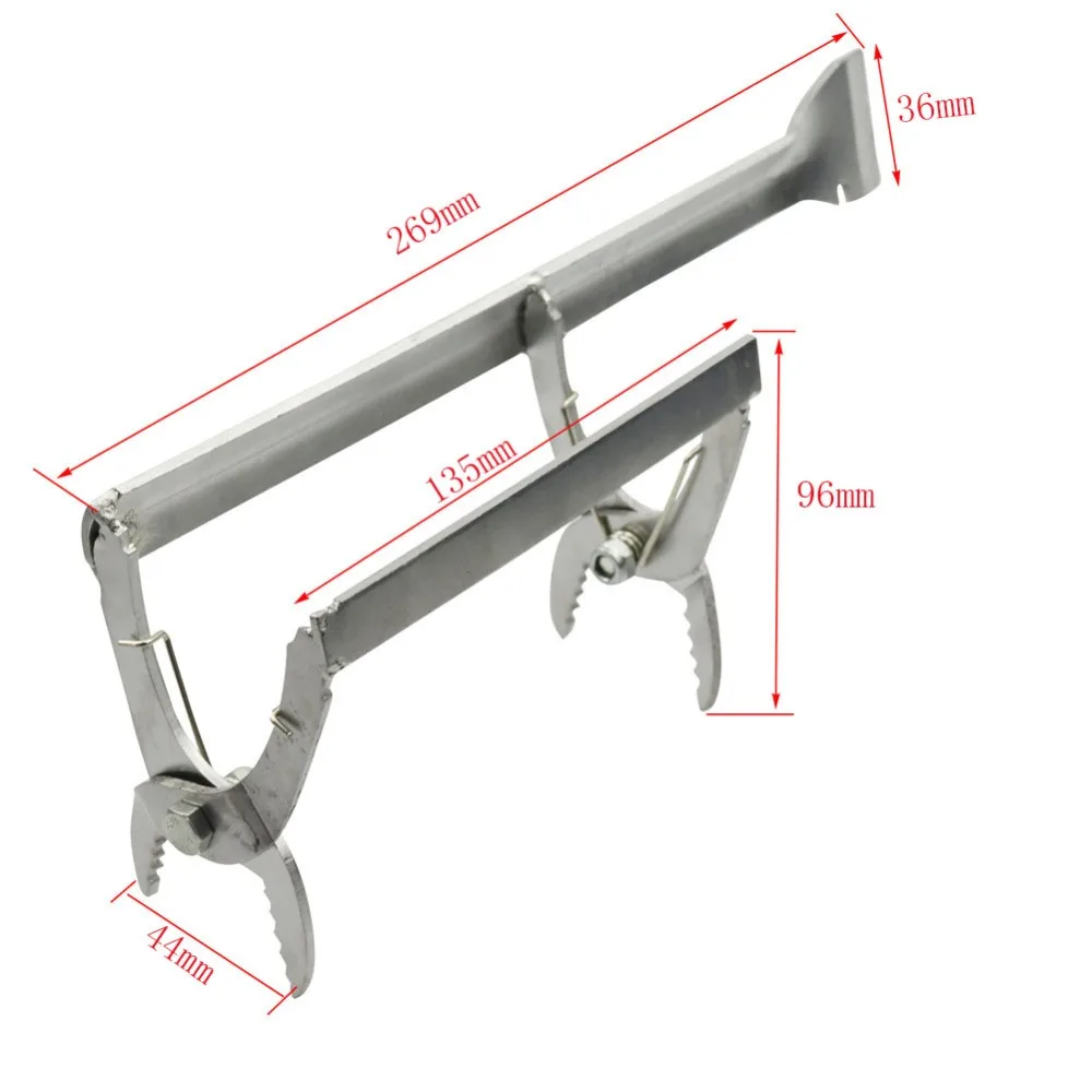1 шт. лопата из нержавеющей стали шлинт клип металлический скребок Многофункциональный гнездо зажимы для рамок Рамка Оборудование Пчеловодство