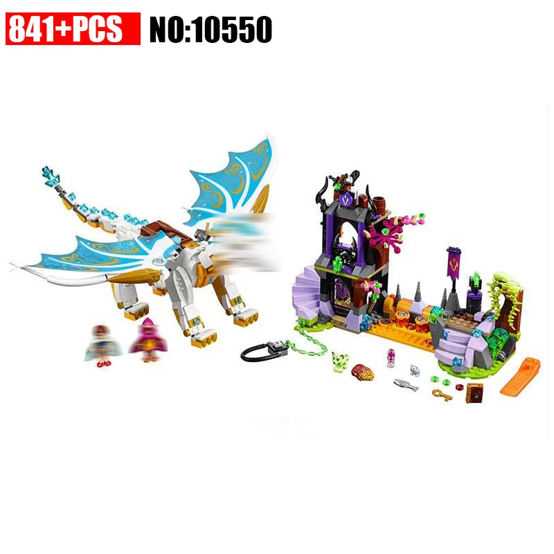 

10550 Compatible with Elves 41179 White Dragon The Elf Series Of Long After The Rescue Cction Blocks Girls Assembled Blocks