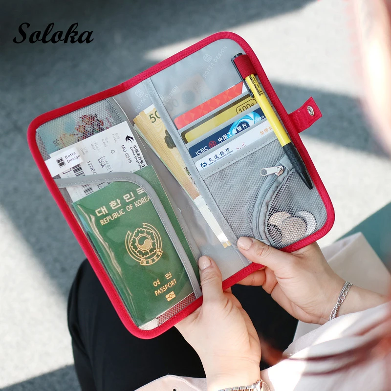 New Travel Passport Cover Bags Multifunction Credit Card holder for