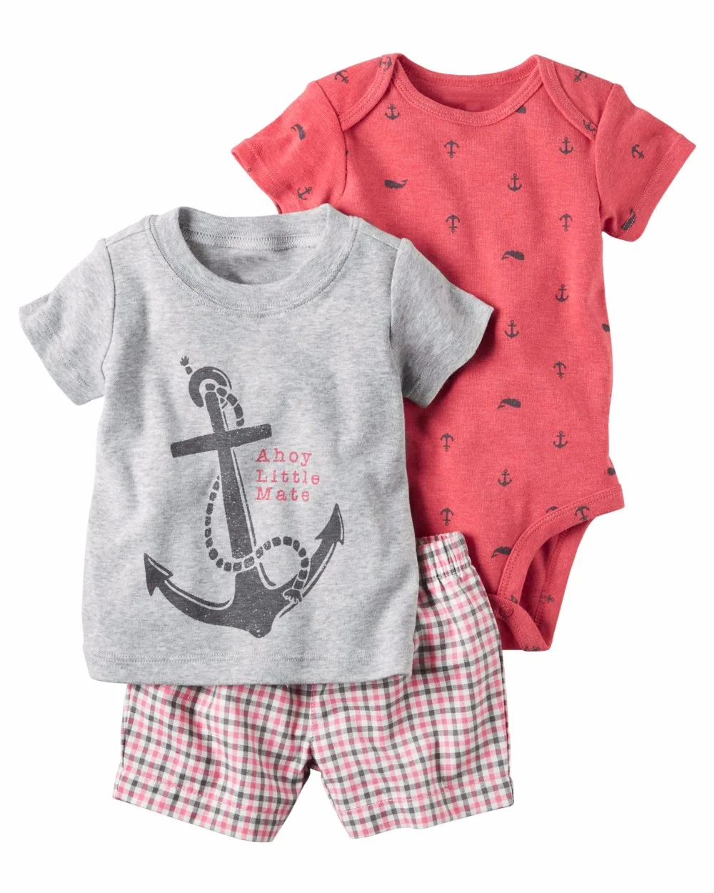 Лето, комплект из 3 предметов для маленьких детей, футболка+ костюм для малышей+ шорты, комплект одежды для детей 6-24 месяцев