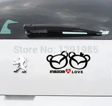 2016 fashion DIY funny Mazda in love wall vinyl sticker custom made home car decoration craft poster