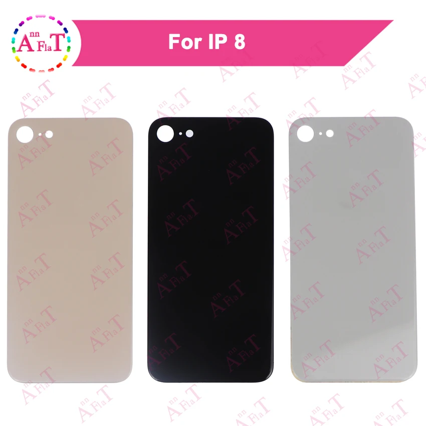 

For iPhone 8 8P Plus X Back Glass Cover Housing Battery Cover Door Rear Cover Chassis +adhesive sticker Black White Gold