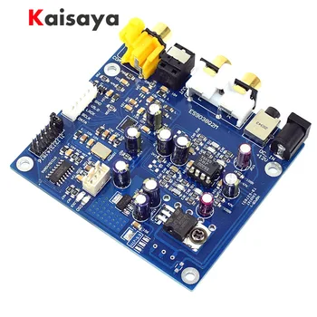 

ES9038 Q2M I2S DSD Optical Coaxial Input Decoder DAC 3.5mm Headphone Output HIFI Audio amplifier Board