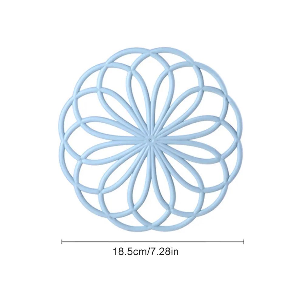 Кухня многоцелевой лепесток изоляционная Накладка для дома салфетки чашка подставки под миски Гибкая прочная нескользящая изоляционная накладка