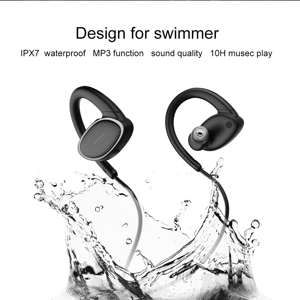 Новый OVEVO X9 рыбы бионический 8 г MP3 Bluetooth V4.2 наушники IPX7 Водонепроницаемый Плавание