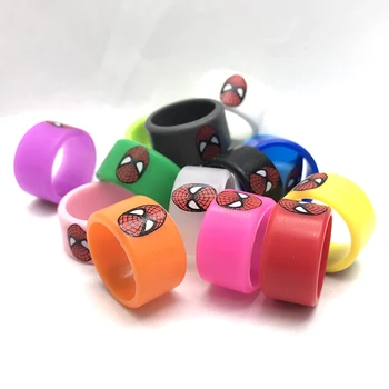 

10PCS spider-man Silicone Vape Band Ring Rubber Band for e-Cigarette 20-25MM Atomizer / Mechanical Mods