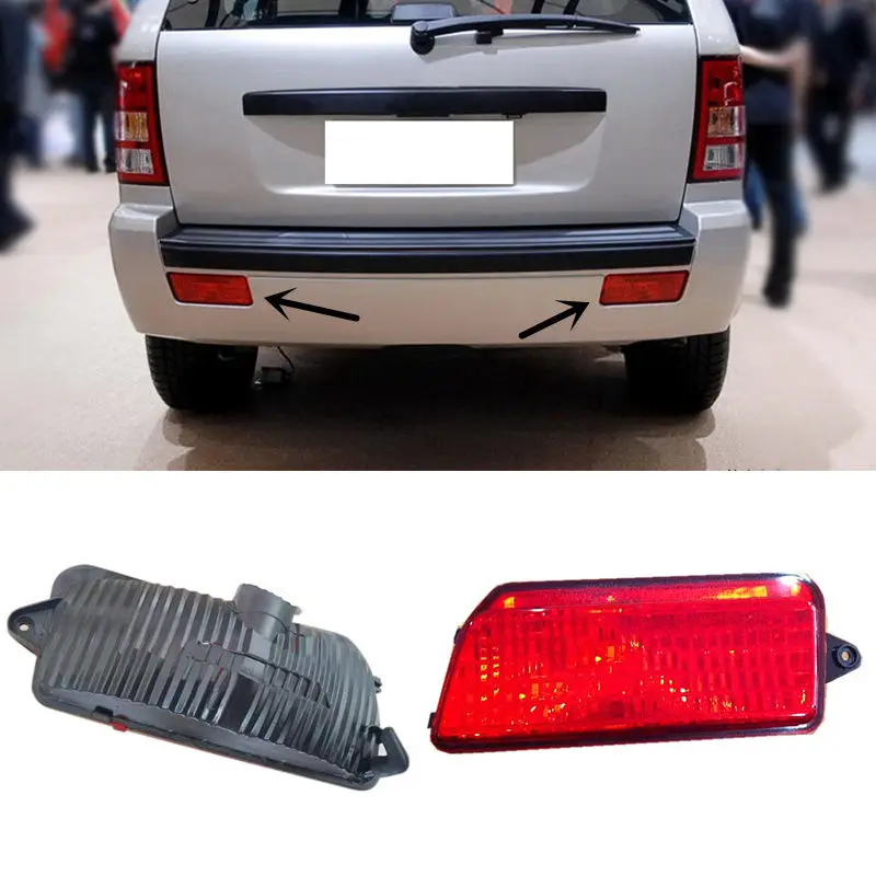 Для JEEP Grand Cherokee 2006-2010 задняя противотуманная фара декоративная крышка 1:1 замена