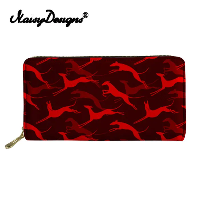 LMF5028Z21 Noisydesigns, женский клатч, новинка, кошелек, длинный, для женщин, кожзам, кошелек для монет, грейхаунд, для домашних животных, с принтом, ID, держатель для карт, для путешествий, мода для девушек - Цвет: LMF5028Z21