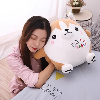 cute shiba inu plush dog toys soft stuffed animal doll sofa pillow cushion birthday gift for children kids toy home decor 18cm genuine husky plush toys cute soft animal dog toys doll creative gift for kids birthday gift