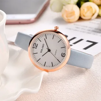 

2019 New Arrivals Simple Dial Watch Women Casual Fashion Luxury Leather Strap Quartz Wrist Watches Ladies Clock Relogio Feminino