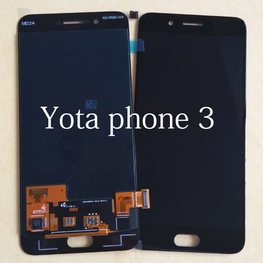 Оригинальный Для Yotaphone 3 спереди ЖК дисплей + сенсорный экран Digitzer сборки Ремонт