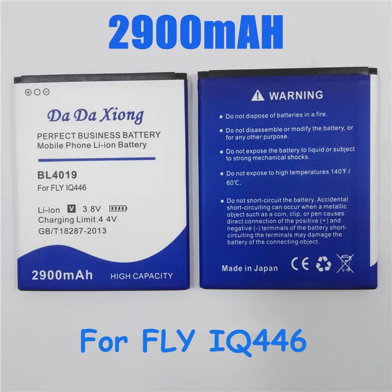 Новый 2900mAh BL4019 литий-ионный аккумулятор для Телефона FLY IQ446 Замена | Мобильные