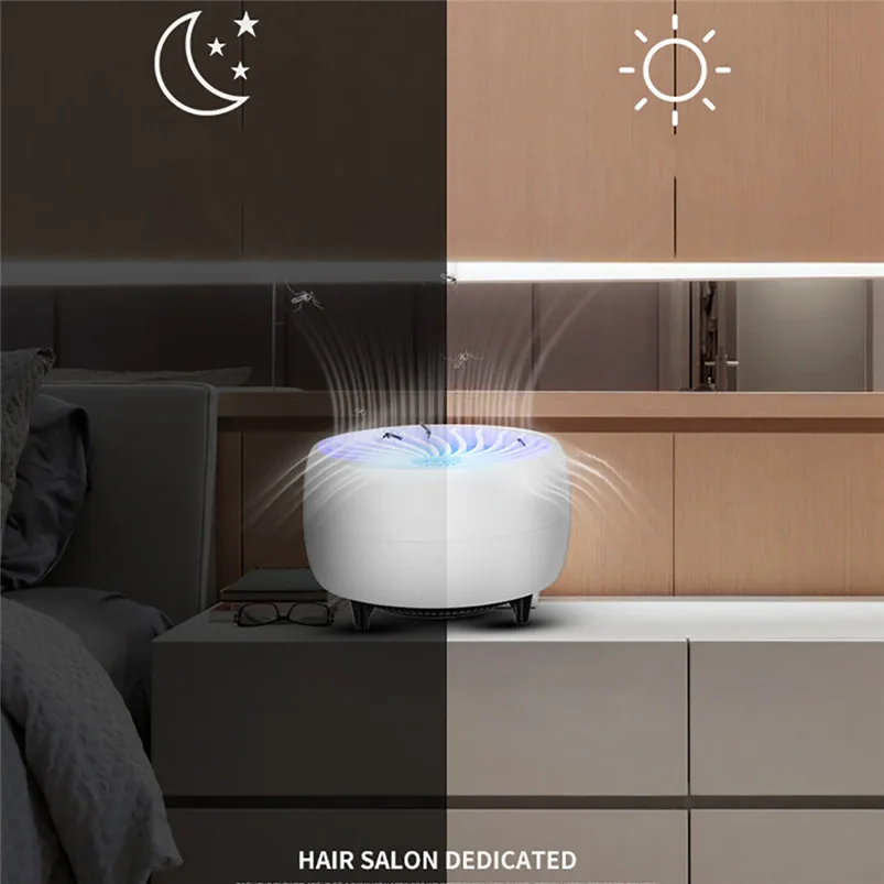 Electric Mosquito Repeller Fly Bug Mosquito Insect Killer LED Light Trap Lamp Pest Control Plastic Luminaria 40MR1101