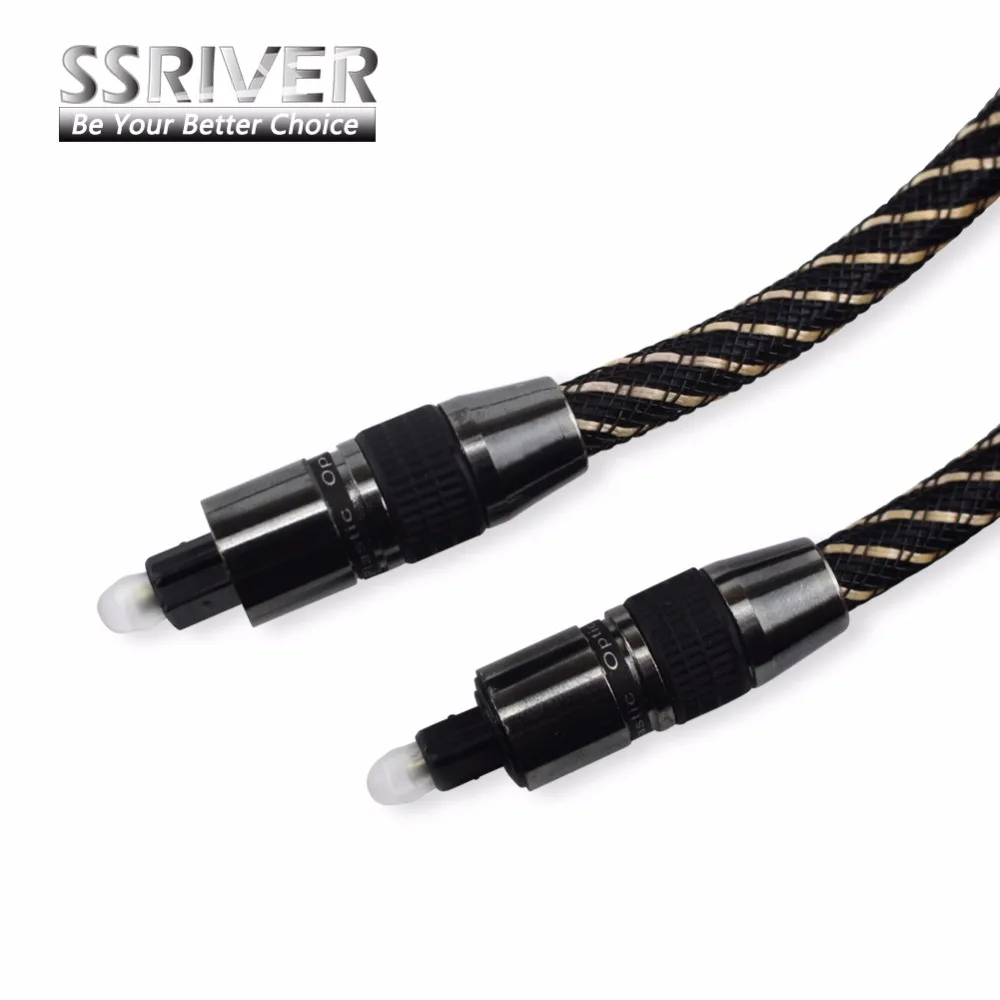Ssriver 1.5 м 2 3 5 10 Оптический Кабель Toslink Волокно цифровой аудио кабель od 7.0 мм SPDIF для