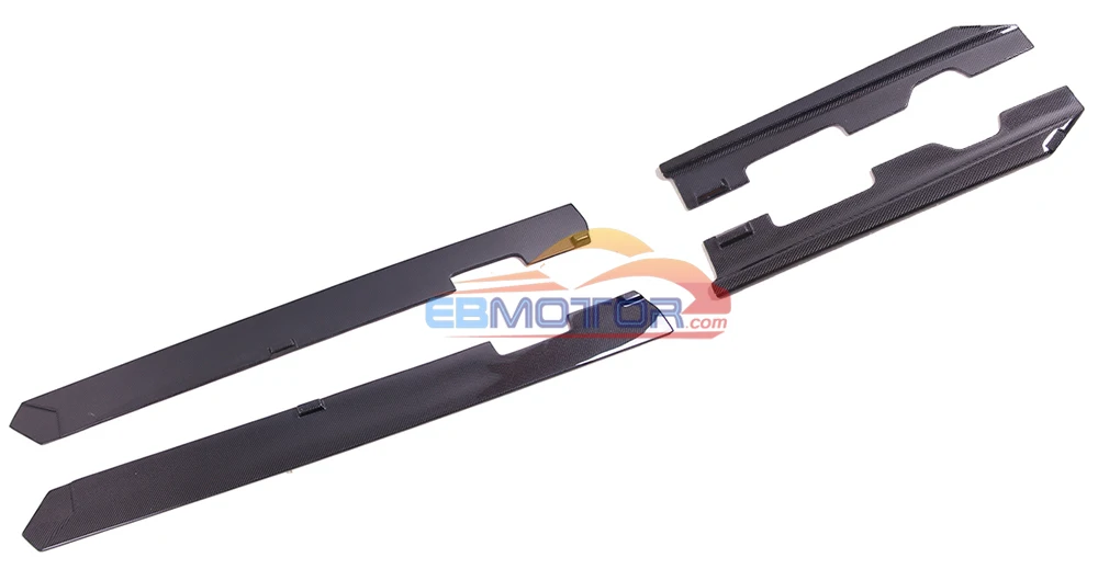 ebmotor-com Real Carbon Fiber side skirts spoiler splitter 4pcsSet For Benz W212 E63 AMG 11-14  26_9569