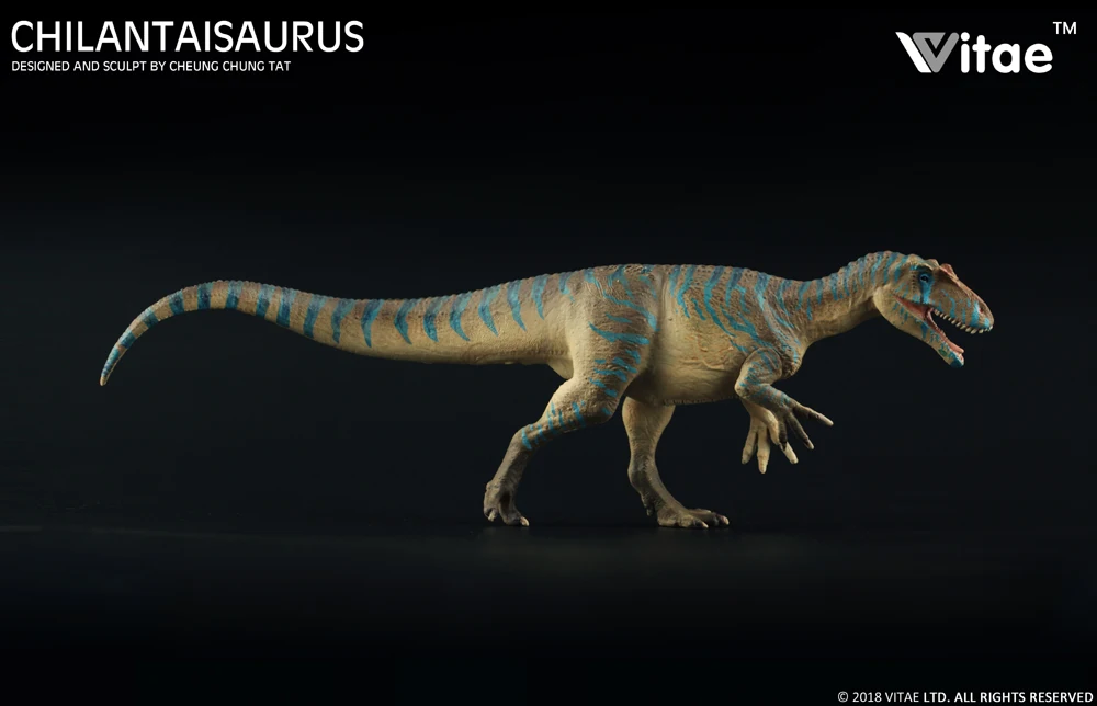 Vitae динозавр Юрского периода модель животного Chilantaisaurus tashuikouensis ankylosaurus 1:35 эндемии в Китае