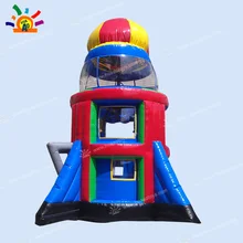 2017 New PVC inflatable airborne sports games+2 free CE blowers