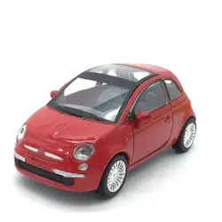 1:43 Масштаб сплава модели автомобиля игрушки, высокая имитация Fiat 500, коллекция игрушек, бесплатная доставка