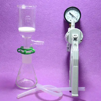 

100ML Filtration Set[Erlenmeyer Flask+Filter Funnel(3#) +Vacuum Pump]