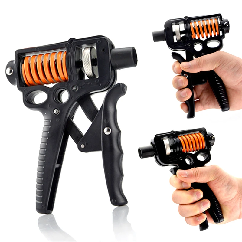 

Adjustable Hand Grip Strengthener Trainer Hand Gym Power Exerciser Gripper For Increasing Wrist Forearm Finger Strength