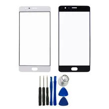 Écran externe Couverture Pour Oneplus 3 A3000 Avant Externe de Panneau Lentille En Verre Pièce De Rechange + Outils Gratuits, livraison Gratuite et le Numéro de Suivi
