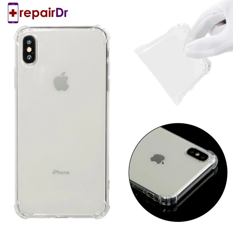 

Luxury Anti-knock Transparent Cases For iPhone XSMax XR 7 8 Plus Silicone Phone Cover For Samsung Note 8 9 S8 + S7edge Case Capa