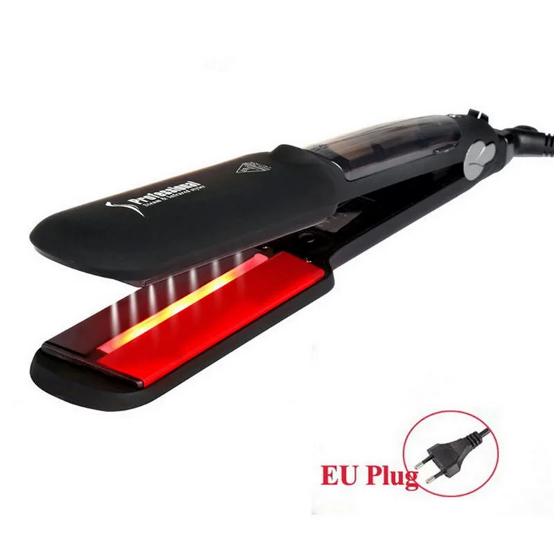 

Kemei Professional Steam Hair Straightener Fast Painting 450F Ionic Ceramic Electric Hair Straightener Hair Care Styling Tools