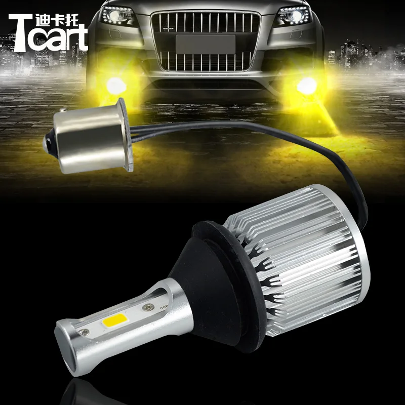 

Tcart 2pcs High Power Auto Led Bulbs BAU15S PY21W Car LED Turn Signal Light 30W COB Yellow Lamps For Chevrolet Captiva 2009-2015