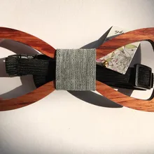 Шелковые галстуки лук необычный стильный галстук из дерево груши уникальный подарок для друга XK063