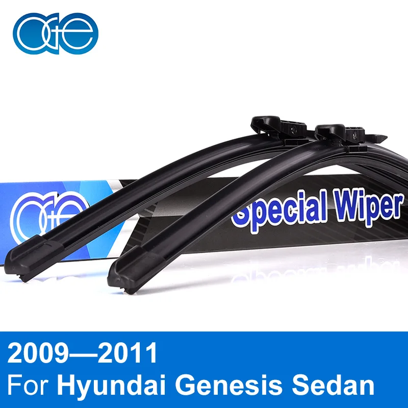 Oge Pair Wiper Blades For Hyundai Genesis Sedan 2009 2010 2011 High Quality Rubber Windscreen 2010 Hyundai Genesis Coupe Windshield Wipers Size