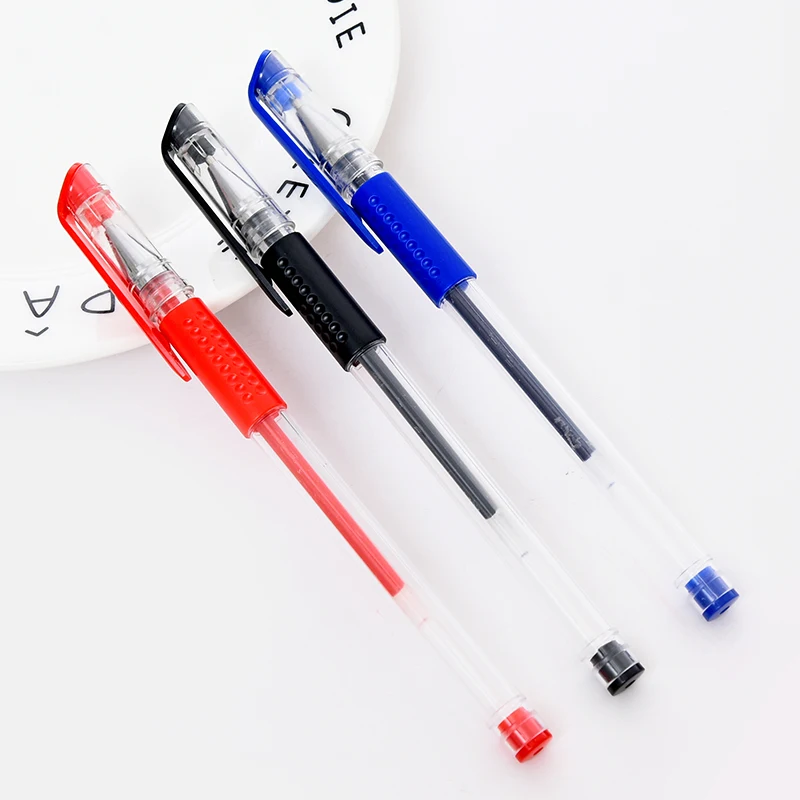 cheap 2Pcs Lot Creative Novelty New Candy Color EU Standard 0.5mm Bullet Gel Pen Ink Marker Pen School Office Supply Gift Pen E2077