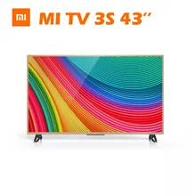 xiaomi Smart mi tv 3S 4" дюймовый Mstar 6A908 1920*1080 Full HD четырехъядерный ультра тонкий 2,4/5 ГГц BT 4,0