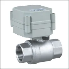 DC12V 2 ходовой моторизованный шаровой клапан, DN20 G3/" шаровой клапан из нержавеющей стали